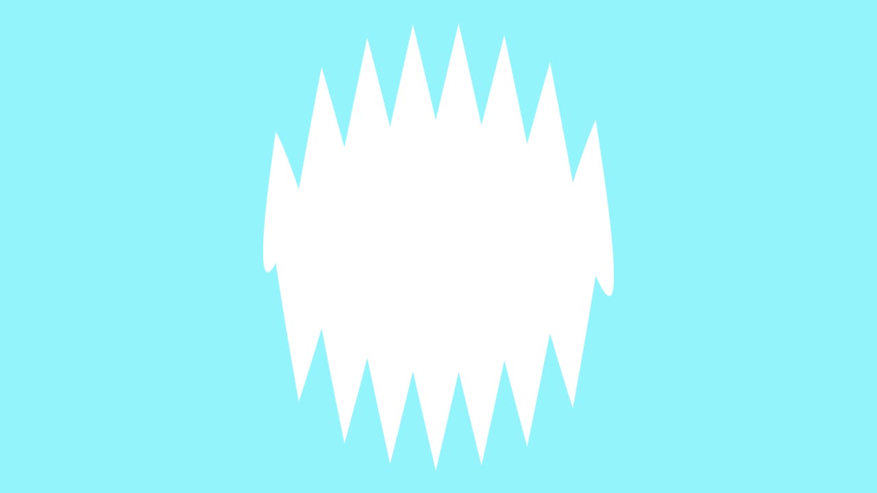 은 파동 삼각 루프 재료 애니메이션 모션 그래픽