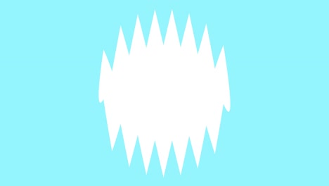jagged wave triangle loop material animation motion graphics