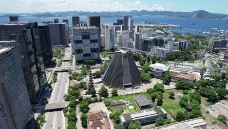 metropolitan cathedral church at downtown rio de janeiro brazil at sunny day