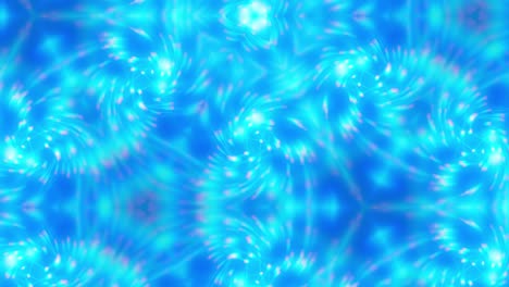 kaleidoscope of particles. glow of particles. 4k motion graphics