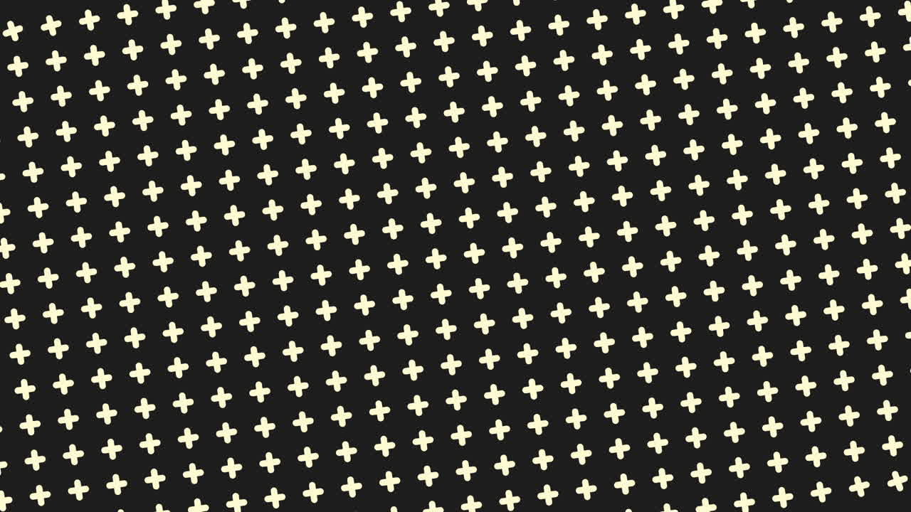 Monochrome cross pattern bold and symmetrical