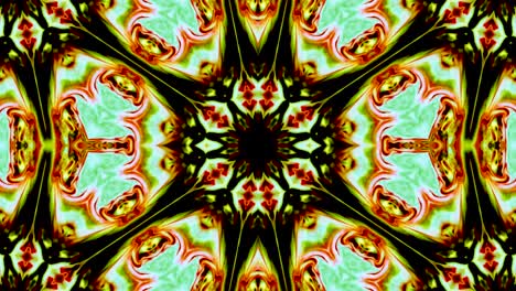 movimiento de fondo de kaleidoscopio abstractamente colorido
