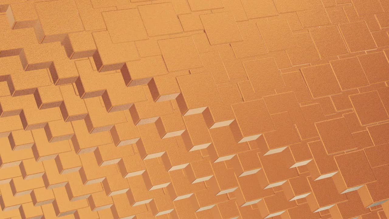 абстрактный геометрический розовый золотой фон фольга плитки текстура бесшовная петля фон 3d рендеринг