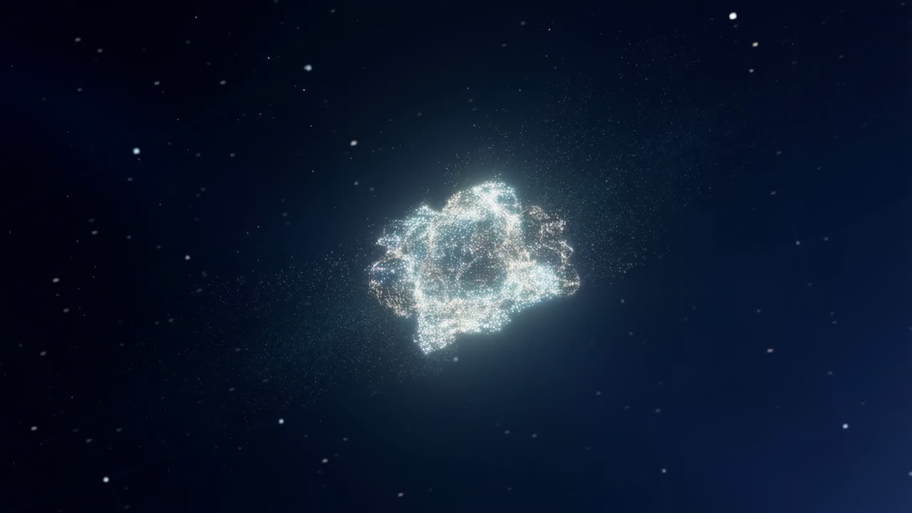 Glowing Cosmic Anomaly in Deep Space