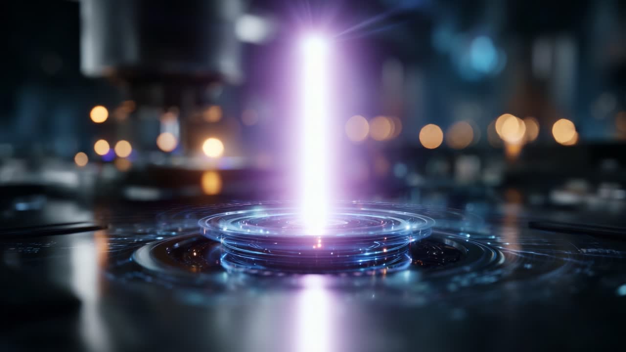 A Gleaming Energy Sphere with Radiating Light Waves: Captivating Visuals of Technology and Innovation Unleashing Dynamic Power in a Futuristic Environment