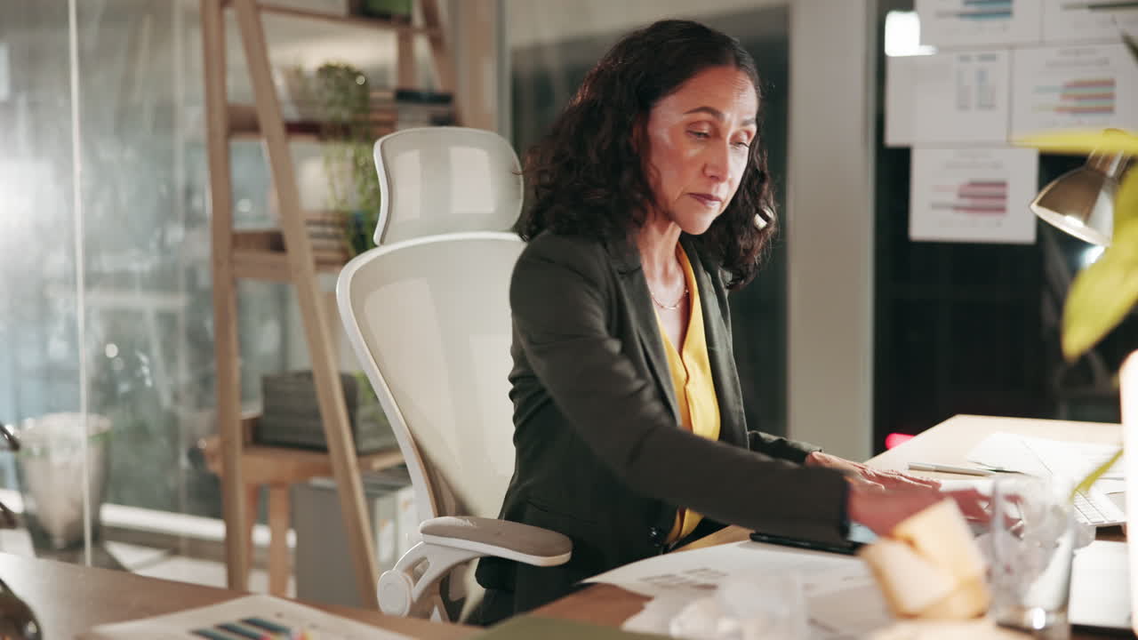 Businesswoman Working in Office