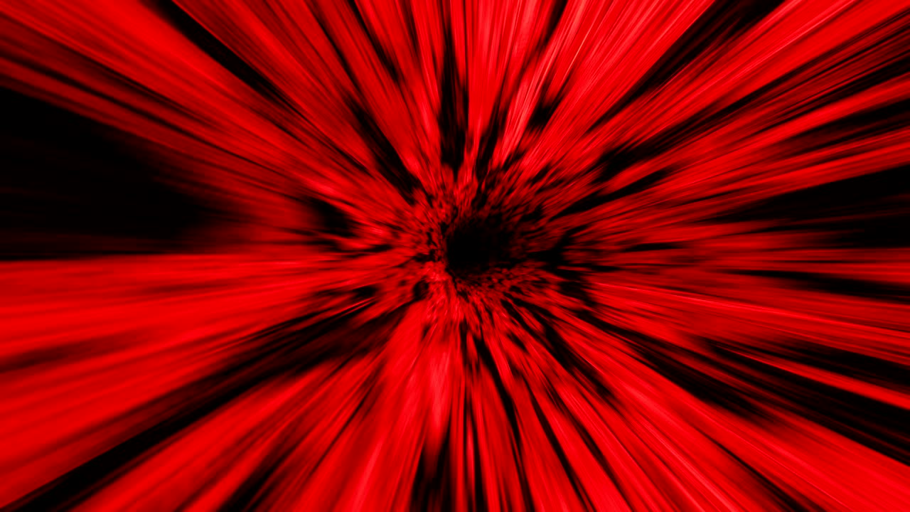 Traveling down a hyper fast tunnel.