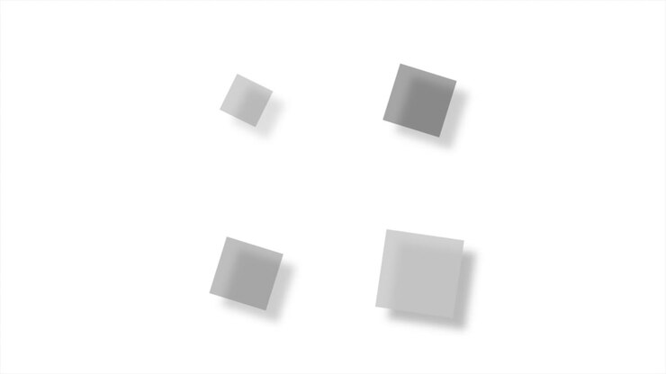 Geometric squares pattern on white gradient