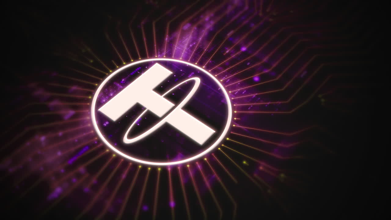 Futuristic digital background highlighting advanced cryptocurrency and encryption technology, featuring blockchain networks and secure cryptographic systems : Tether, Tether coin