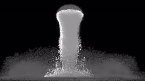 abstract particle explosion