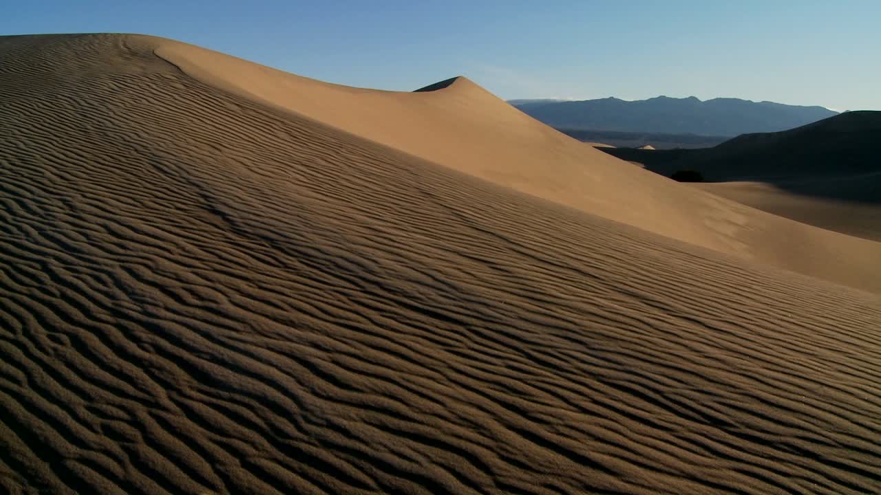 dunas del desierto en el parque nacional del valle de la muerte