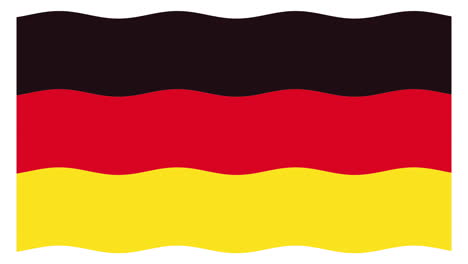 germany flag waving animation