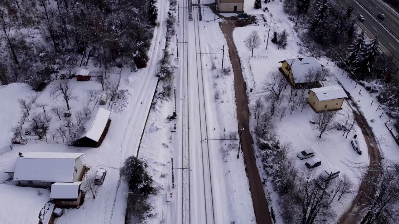 크로아티아의 드론 비행 철도