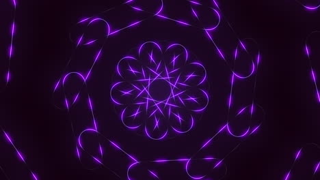 Futuristische-Illusion-Neonvioletter-Formen-Auf-Schwarzem-Farbverlauf