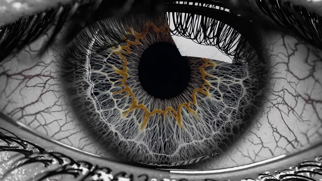 primer plano de un ojo humano