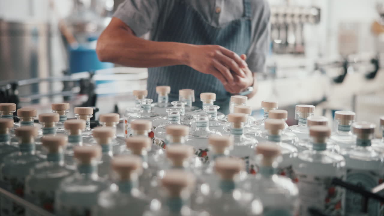 línea de embotellado de ginebra