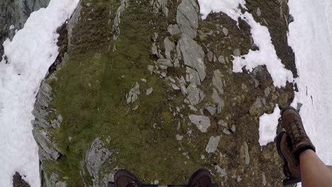 View-down-from-a-chairlift