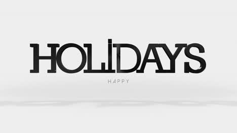 Elegance-Happy-Holidays-text-on-white-gradient