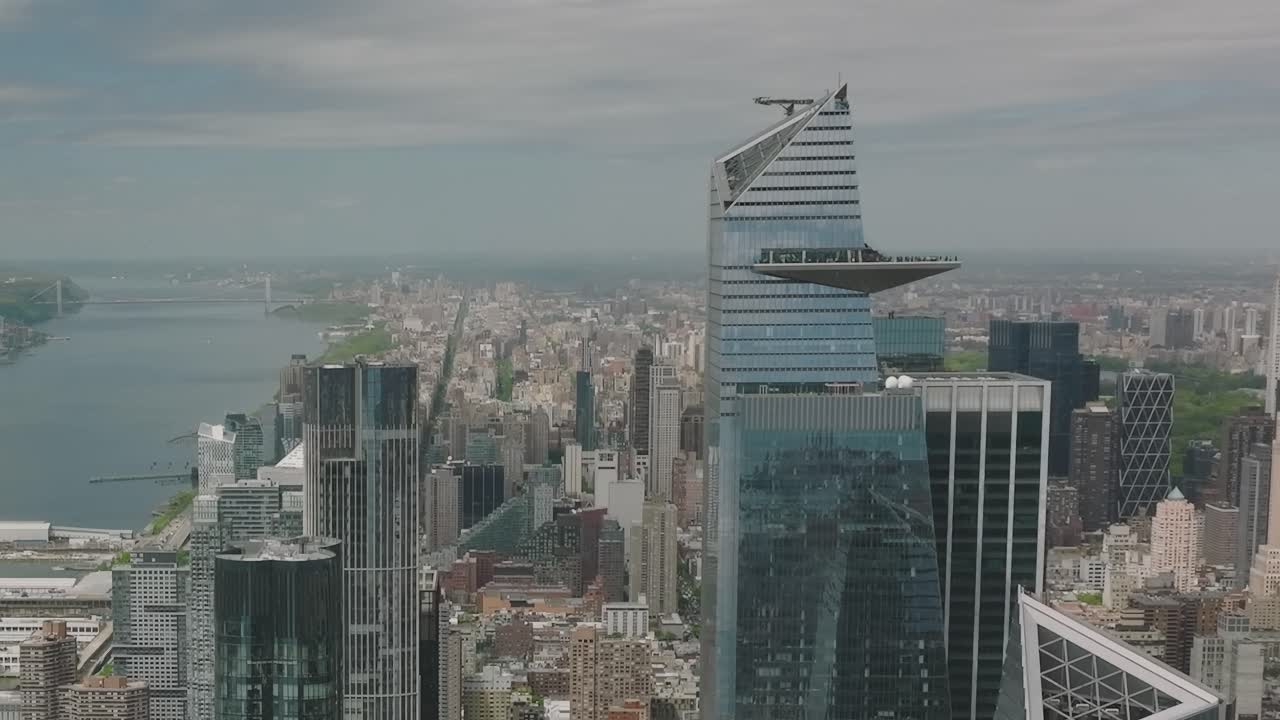 Hudson Yards and New York City Skyline
