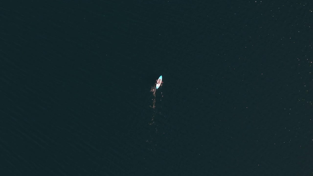 Isolated little adventure boat on lake Perito Moreno, Bariloche, Argentina.