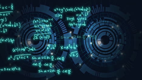 animation of mathematical equations over scopes scanning