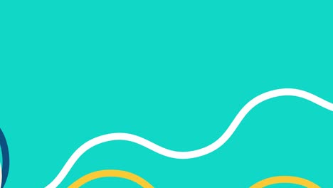 minimal hand drawn abstract loop background