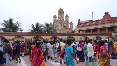 on the eve of durga puja, hindus gather at ganges for bathing and tarpan on mahalaya day.