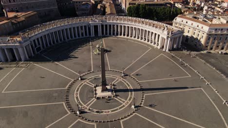St. Peter's Square, Vatican, breathtaking symmetry, history, architecture, drone