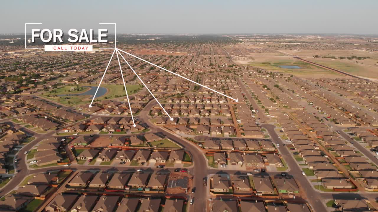 Motion Graphic show homes for sale in neighborhood