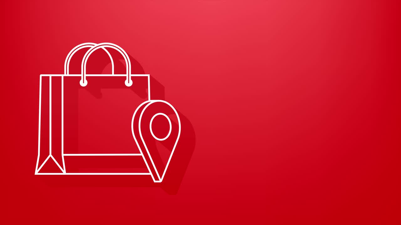 marcador de lugar pin del mapa. icono de ubicación. icono del punto pin. logotipo de destino. mercado en línea. gráfico de movimiento