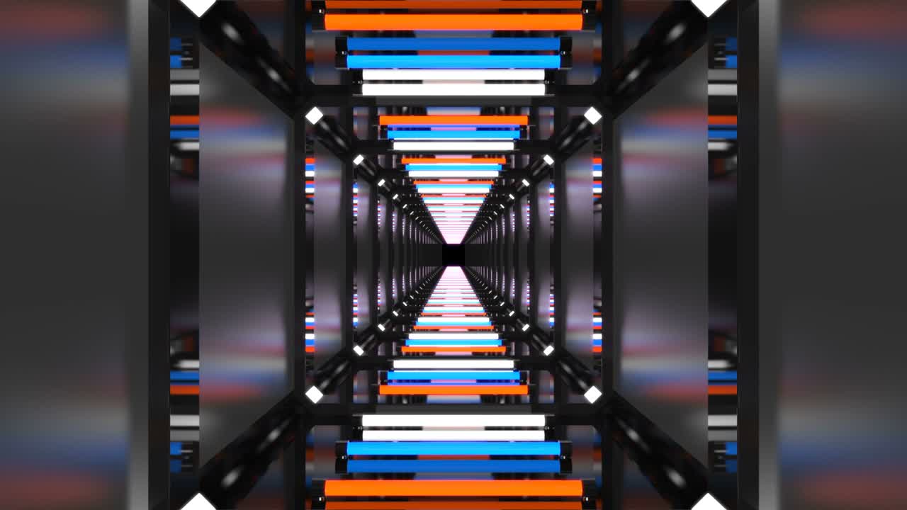 diferentes colores arco iris túnel abstracto