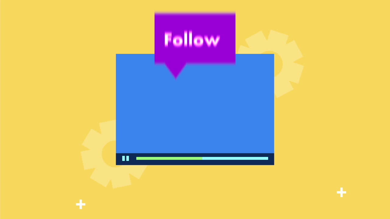 plantilla de página web con burbuja de habla medios sociales