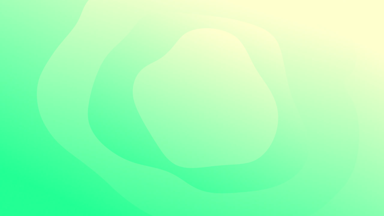 animación de líneas de gradiente verde ondulando en un bucle sin costuras