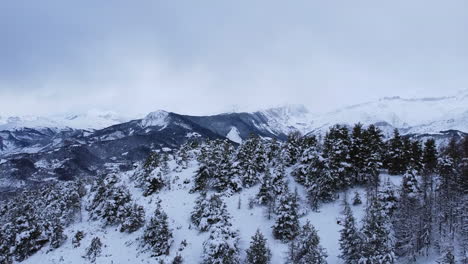 winter landscape, beautiful aerial views