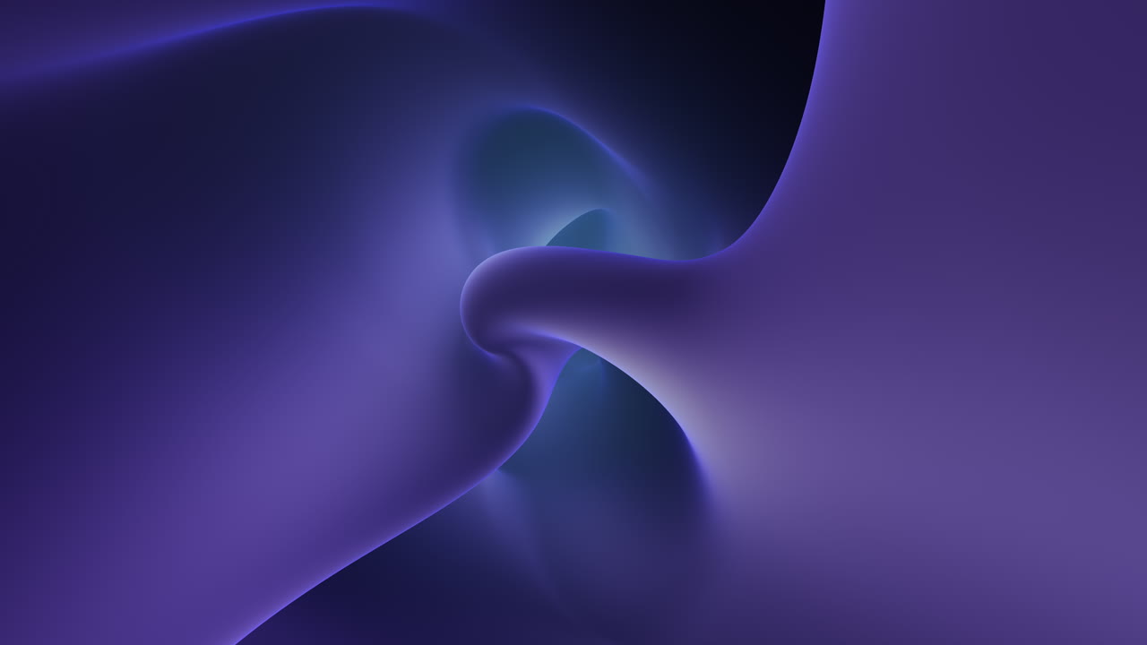 Fantasy illusion purple waves in helix on dark gradient