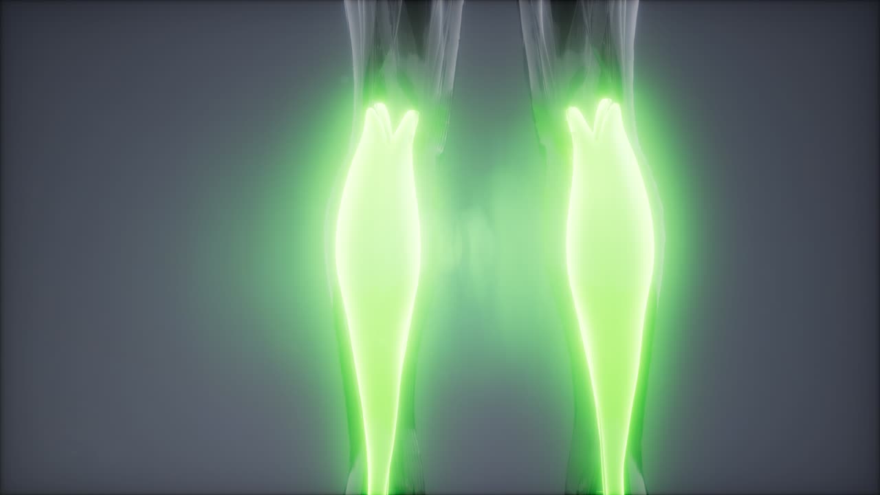 gastrocnemius- 눈에 보이는 근육 해부학 지도