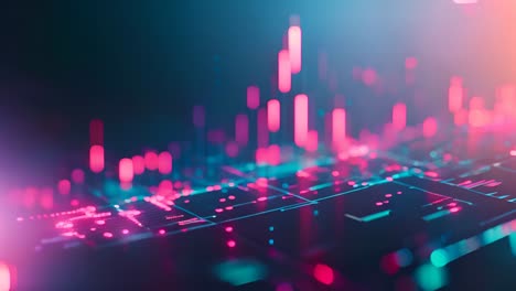 antecedentes de tecnología futurista abstracta