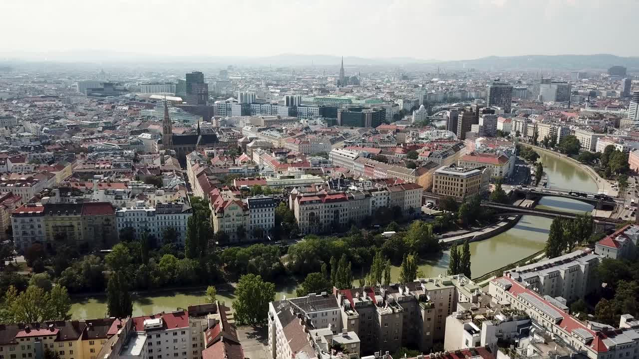 Aerial View of Vienna, Austria