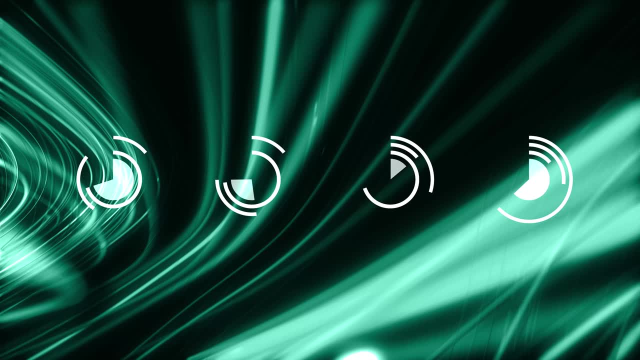 datos y estadísticas de informes, animación con diagramas gráficos.