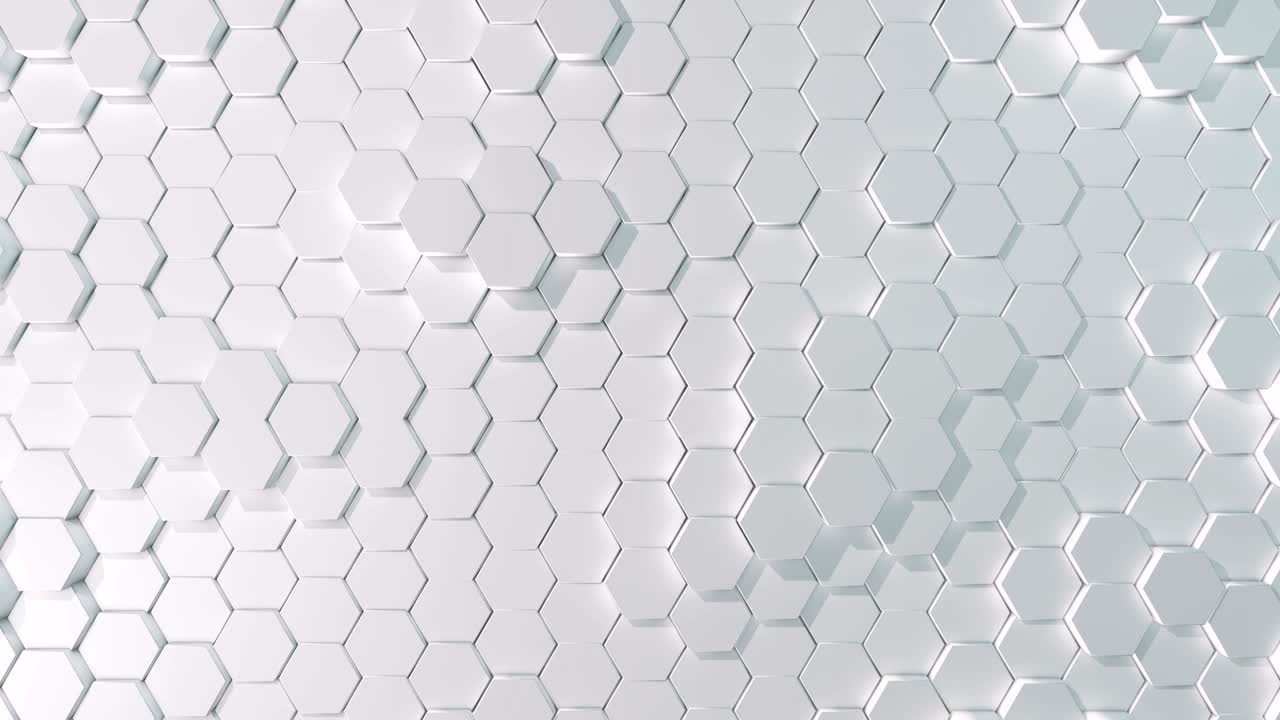 fondo en bucle. cuadrados blancos en movimiento, hermoso movimiento rítmico