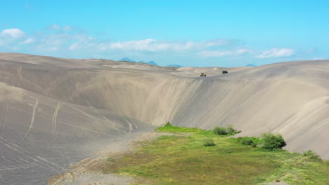 quad biking in the sand dunes