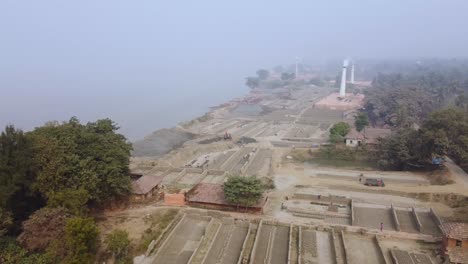 the brick industry developed around the alluvial soil along the ganga river