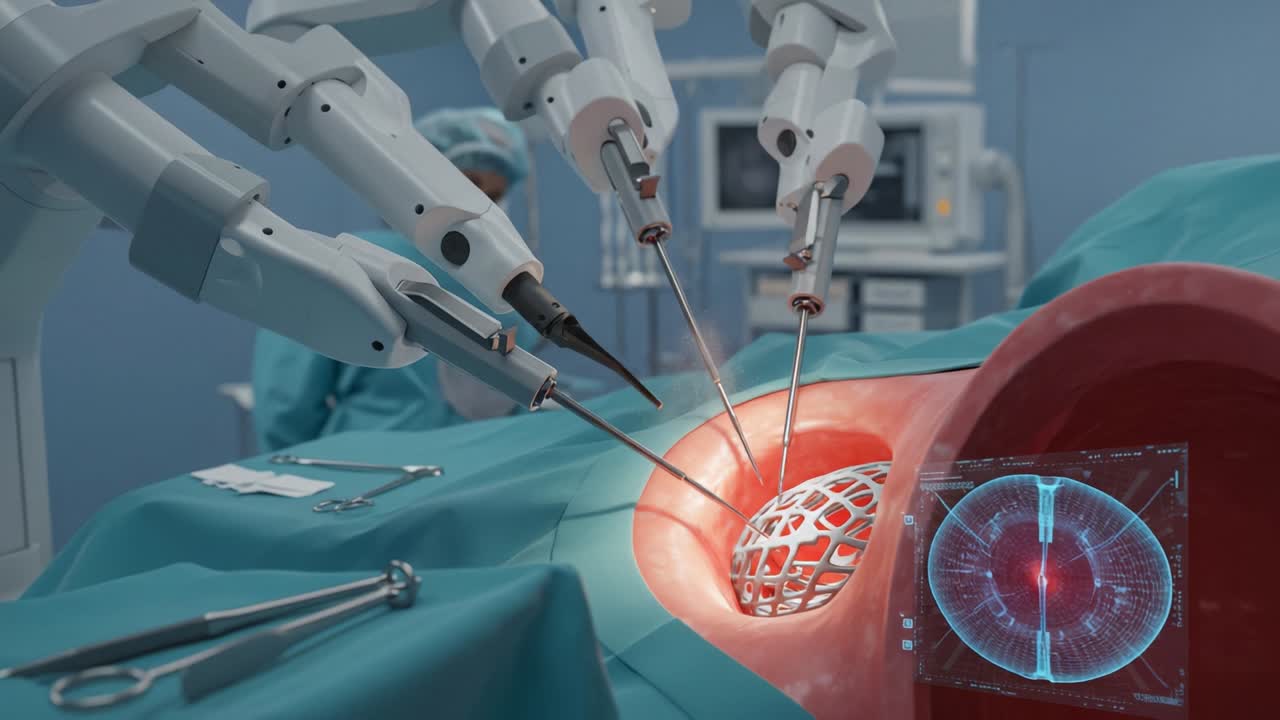 Robotic Surgery Demonstration: Advanced Surgical Techniques Utilizing Precision Robotics for Enhanced Surgical Performance and Patient Outcomes