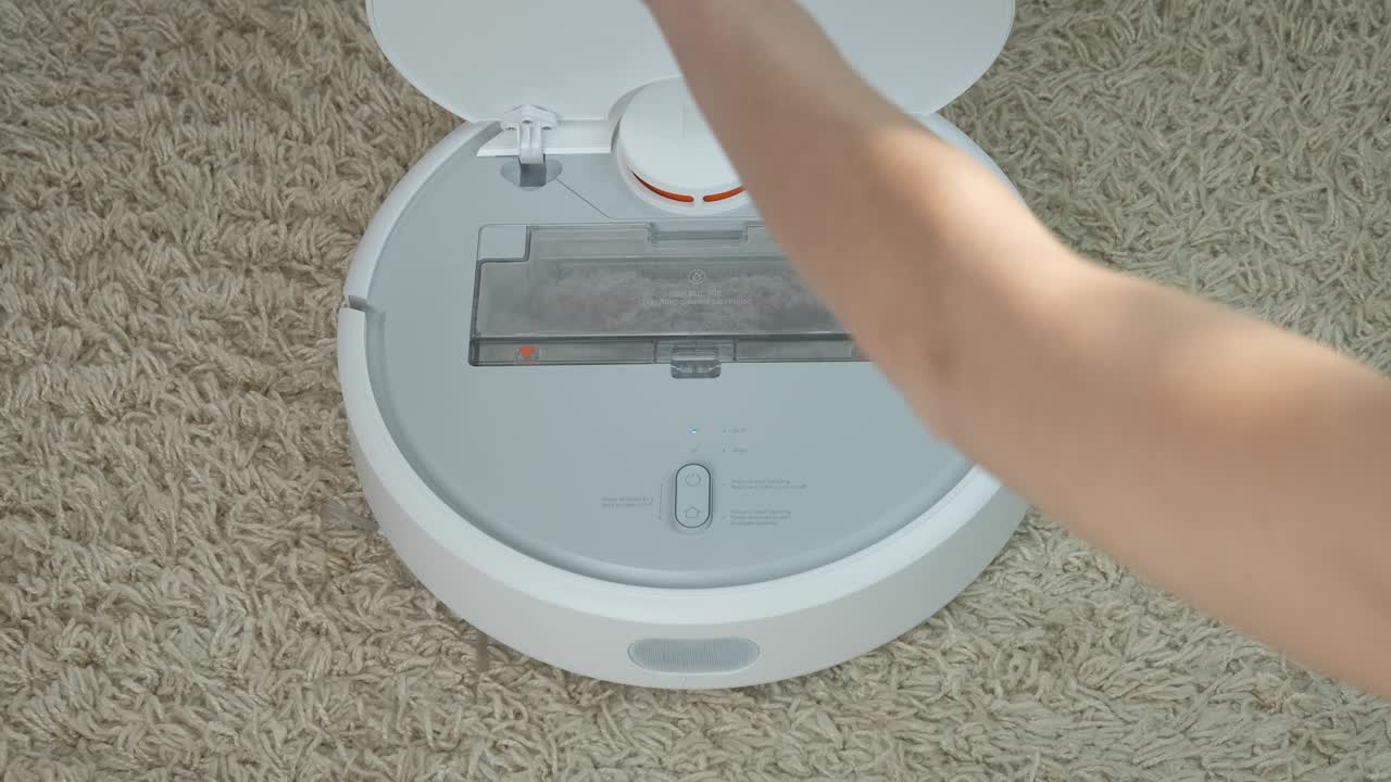 un filtro para la aspiradora.