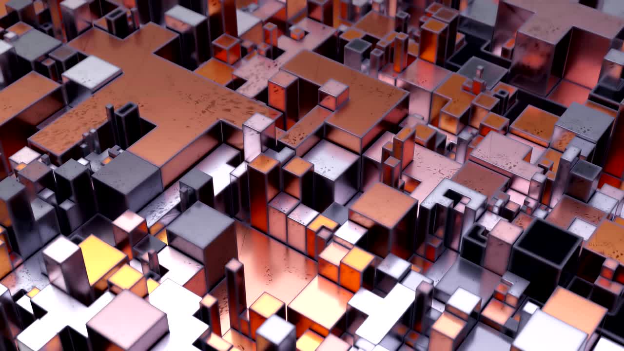 bellissime forme cubiche astratte.