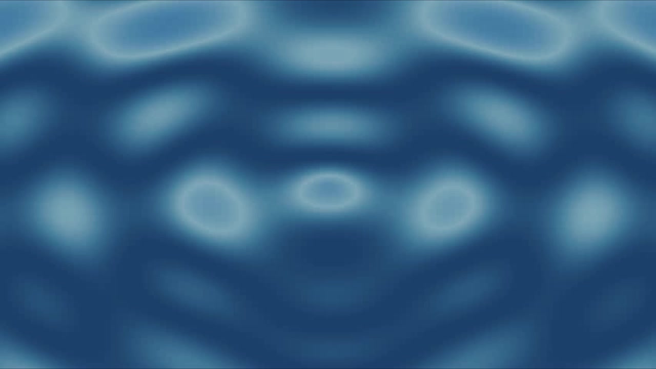 Abstract Blue Liquid Surface with Rippling Waves