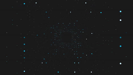 impresionante representación de un agujero negro engullido en un mar de estrellas lejanas