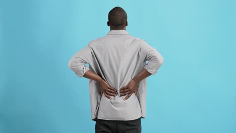 man with back pain