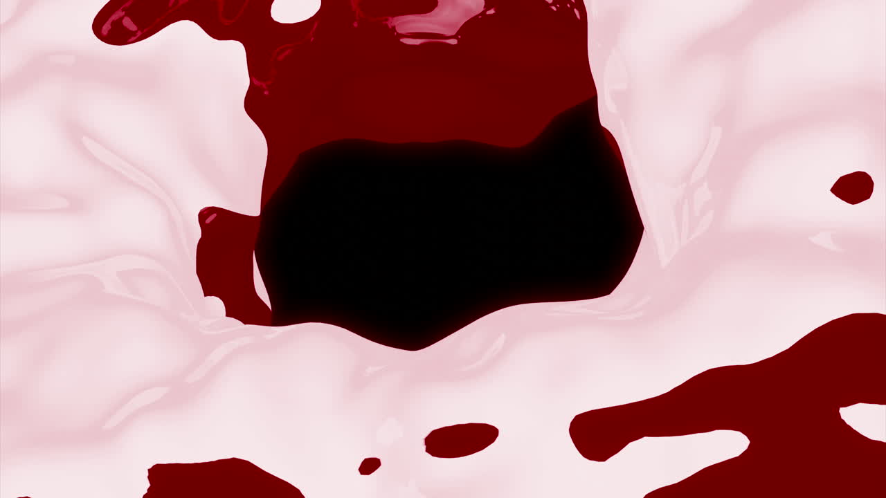 diseño abstracto de salpicaduras líquidas rojas y blancas