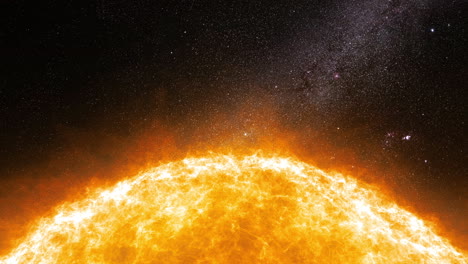 solar sun heat waves space galaxy